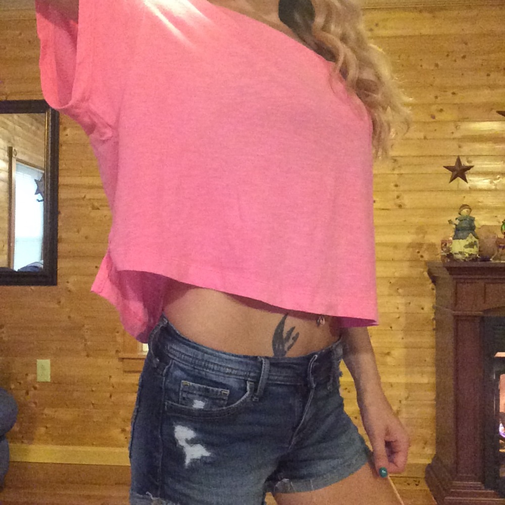 Victoria’s Secret pink crop top xs